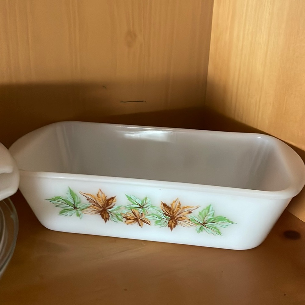federal baking dish glass